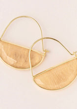 Load image into Gallery viewer, Stone Prism Hoop Earring
