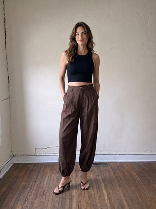 Marlow Pintuck Balloon Pants