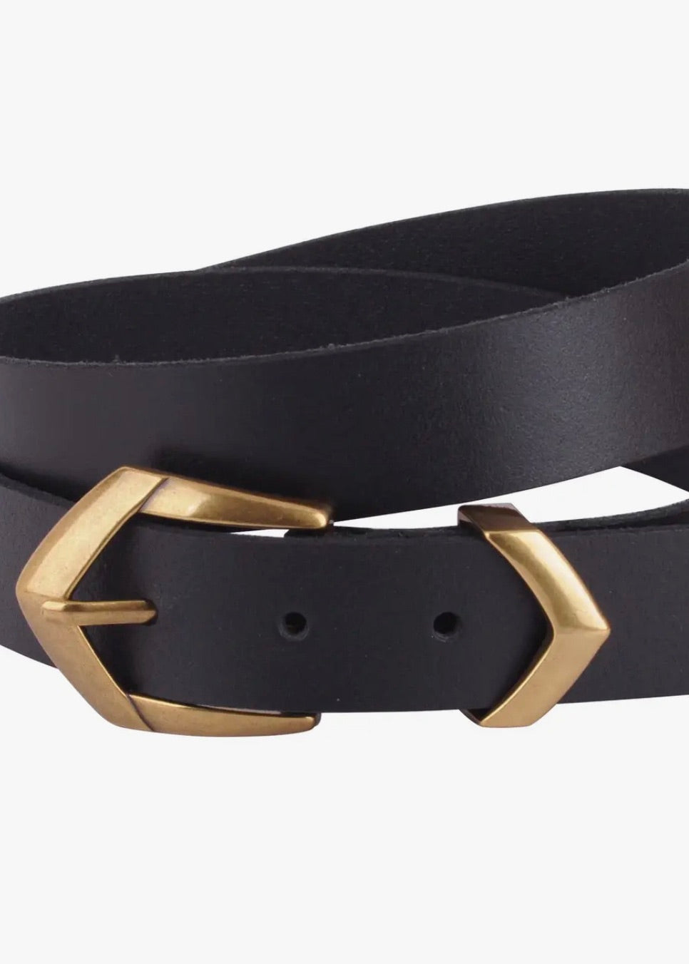 Boho Triangular Buckle Leather Belt