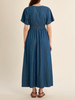 Chambray Midi Dress
