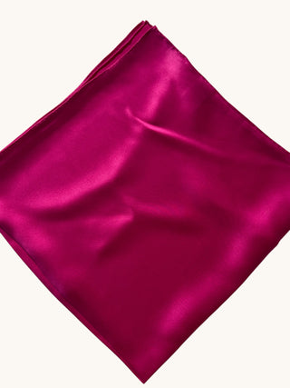 Heirloom Mulberry Silk Scarf | Fuchsia