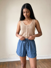 Load image into Gallery viewer, Harbor Breeze Crochet Tank | Taupe
