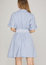 Load image into Gallery viewer, Classic Gingham Smocked Mini Dress
