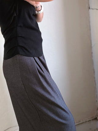 Chocolate Pleated Wide Leg Pants
