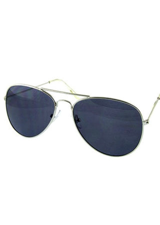 Classic Silver Aviator w/ Gray Lens