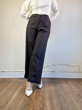 Chocolate Tailored Knit Denim Pants