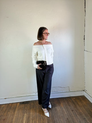 Soft Focus Off Shoulder Cardigan