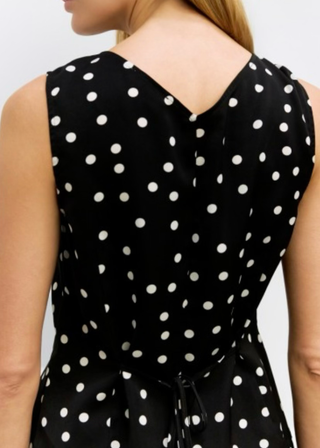 Polka Dot Woven Top
