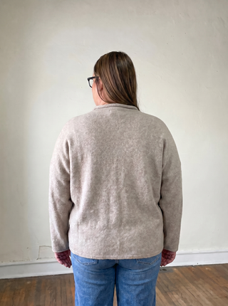 Extended The Wear Everywhere Cardigan | Light Mocha