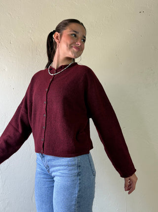 The Wear Everywhere Cardigan | Burgundy