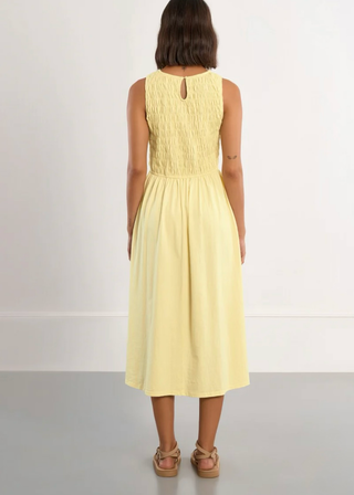 Sunlit Smocked Midi Dress