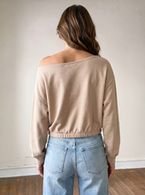 Load image into Gallery viewer, Stroll Cropped Pullover | Taupe
