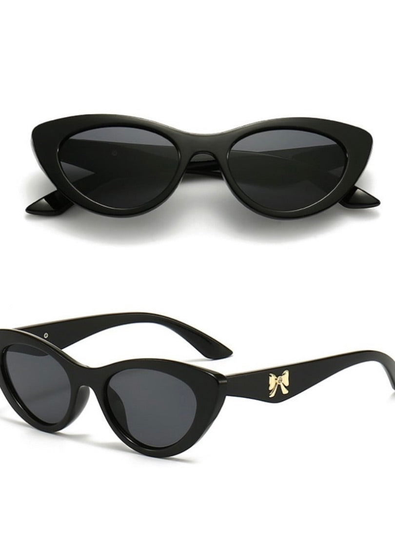 Black Bow Sunglasses