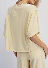 Load image into Gallery viewer, Soft Ease Cropped Lounge Top
