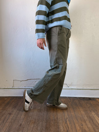 JBD Olive Wide Leg Jeans