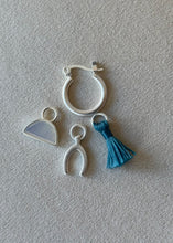 Load image into Gallery viewer, Interchangeable Charm Hoop Earring
