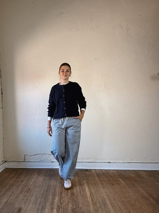 Buttermelon Heritage Gingham Lounge Pants, casual cotton pants with a relaxed fit and classic gingham pattern.