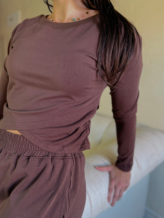 Cozy Twist Lounge Set | Brown