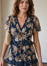 Load image into Gallery viewer, Bluebell Romance Floral Tiered Maxi Dress
