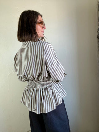 Weekend Tailored Stripe Cotton Shirt