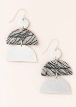 Load image into Gallery viewer, Stone Half Moon Earring
