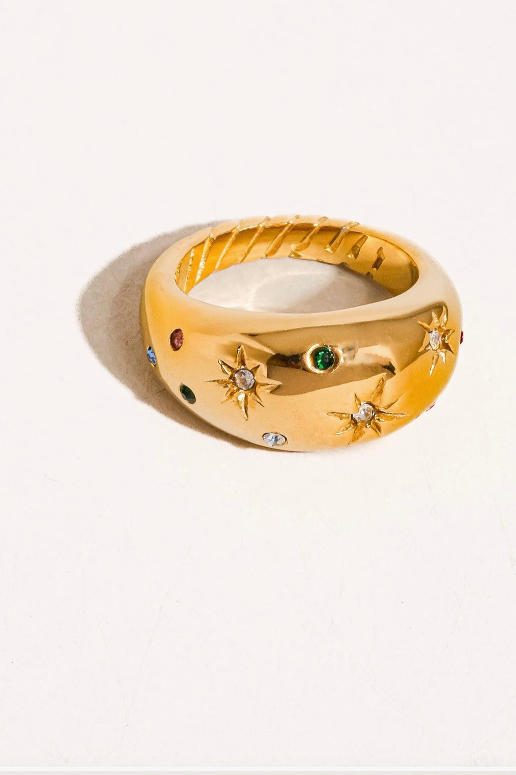 18K Dome Angela Ring
