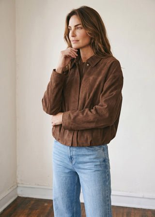 Canyon Luxe Faux Suede Jacket