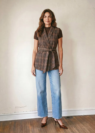Chestnut Manor Plaid Vest