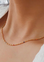 Load image into Gallery viewer, 18K Petite Beaded Necklace | Tave
