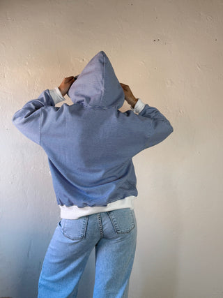 Everyday Striped Hoodie | Blue