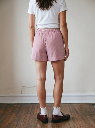 Heart Detail Stripe Boxer Shorts