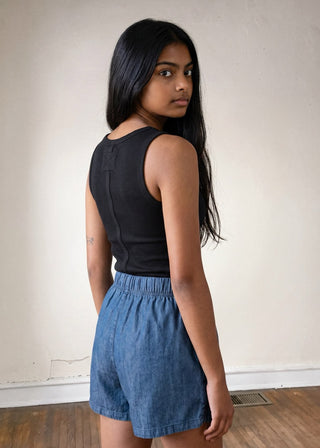 Everyday Ease Henley Tank | Black