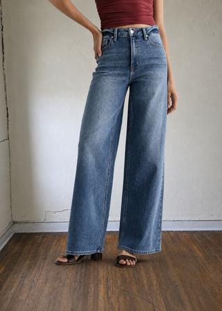 Everyday Ease Palazzo Wide Leg Jean