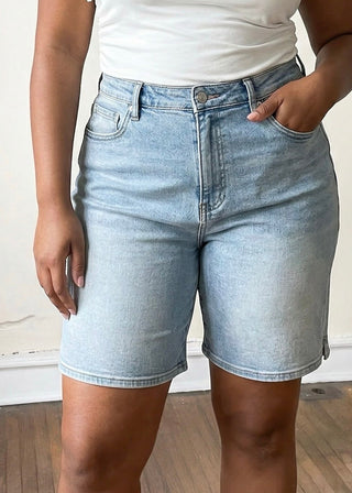 Extended Everyday Ease Denim Shorts