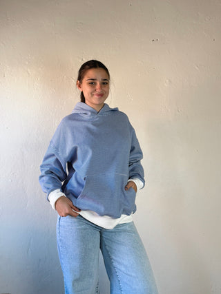 Everyday Striped Hoodie | Blue