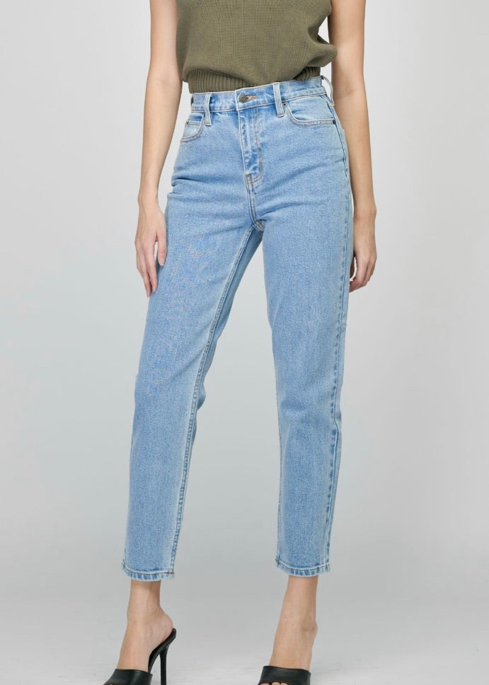 Cello High Rise Mom Jeans