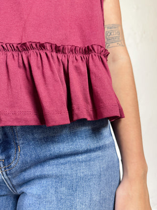 Romantic Lace Ruffle Top
