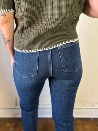Risen Comfort Sculpt High Rise Flare Jeans