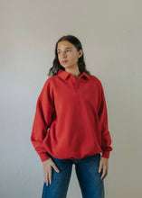 Load image into Gallery viewer, Billie Fleece Pullover | Red
