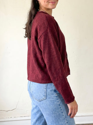The Wear Everywhere Cardigan | Burgundy