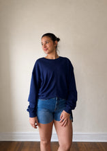 Load image into Gallery viewer, Harbor Breeze Terry Pullover | Navy 
