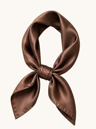 Heirloom Mulberry Silk Scarf | Brown 