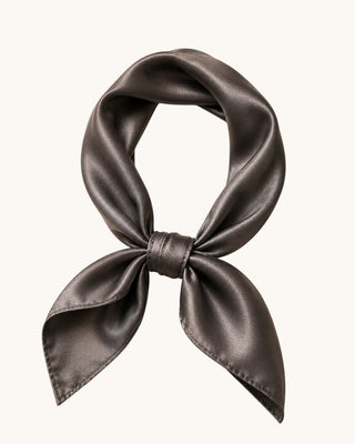 Heirloom Mulberry Silk Scarf | Grey 