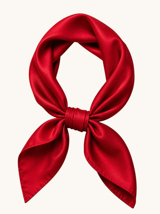 Heirloom Mulberry Silk Scarf | Red