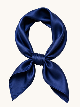 Heirloom Mulberry Silk Scarf | Royal Blue 