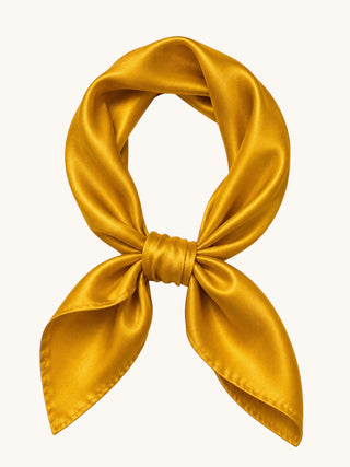 Heirloom Mulberry Silk Scarf | Yellow 
