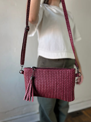 Marida Genuine Leather Wine