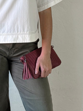 Marida Genuine Leather Wine
