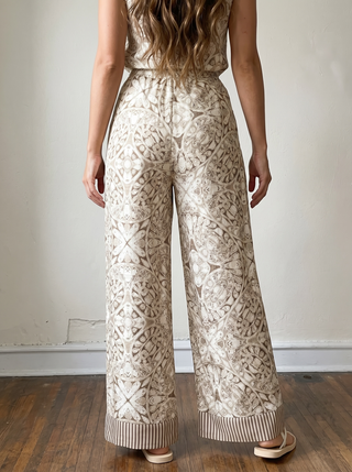 Sienna Tile Wide Leg Pant