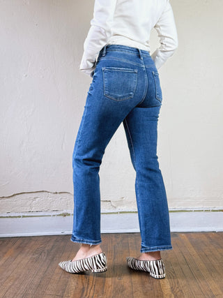 Risen Tummy Control Crop Bootcut Jeans